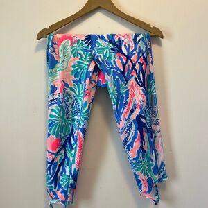 Lilly Pulitzer Vibrant Coral Reef Leggings